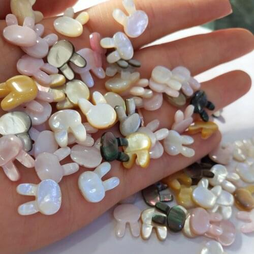 4Pcs Hot Sale Natural Mother Of Pearl Shell Beads For Jewelry Making DIY Necklace Bracelet Anklet Furniture Accessories