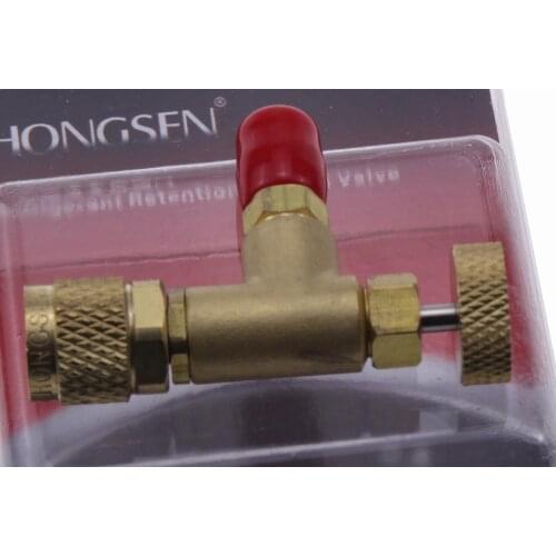 Free Shipping Refrigeration Charging Adapter For 1/4" SAE Male to 1/4"SAE Famale charging valve air conditioning charing valve