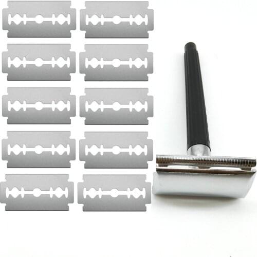 Plastic Handle Safety Razor for Men,Cheap Hair Removal &Shaving Single Blade Razors for Men,Shave Beard With Double Edge Razor