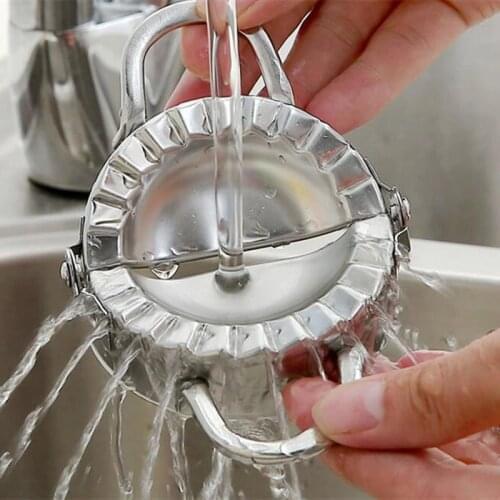 Large Stainless Steel Dumplings Cutter Dumpling Mould Maker Form Wrapper Presser Molds Cooking Pastry Cutter