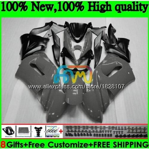 Body For KAWASAKI 650R ER6 F 650 R ER 6 F ER6F 06 650R-ER6F 6BS.21 ER-6F ER 6F 06 07 08 2006 2007 2008 Fairing kit Glossy grey
