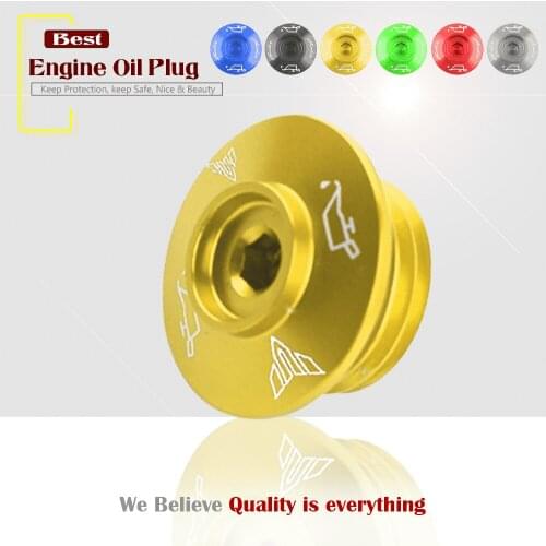 CNC Engine Plug Cover Caps Screws Filter Oil Bolt for YAMAHA MT07 MT10 FZ07 FZ10 MT-07 MT-10 XSR700 2013-2020