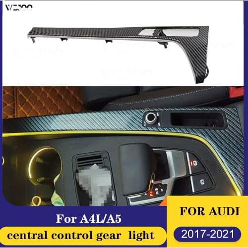 For Audi A4L A5 central control gear atmosphere light LED light 2017-2021 A5 replacement 32-color car interior atmosphere light