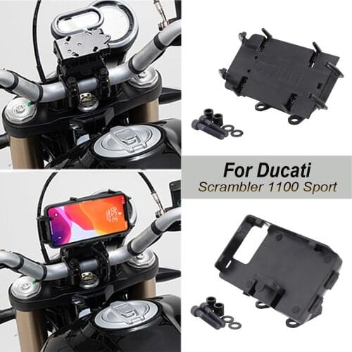 For Ducati Scrambler 1100 Sport 2017-2021 Motorcycle Accessories Phone USB Navigation Bracket GPS