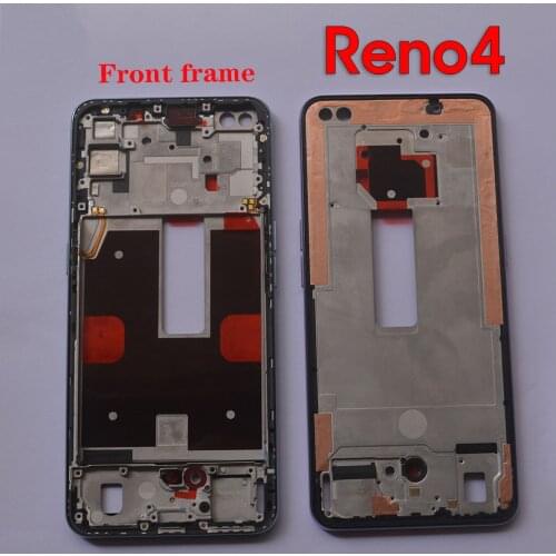 For OPPO Reno4 Front LCD Housing Middle Faceplate Frame Bezel Replacement Parts