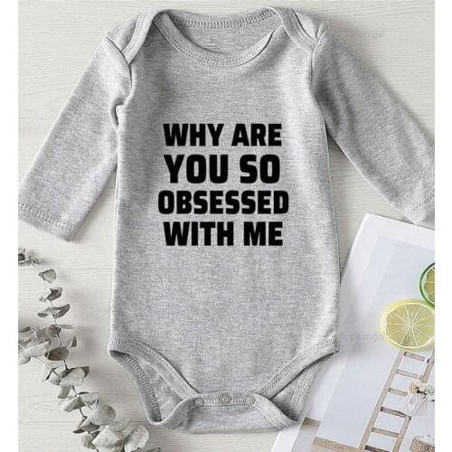 Cotton Baby Boy Clothes Bodysuit for Newborns Toddler Girls Winter Clothes Kids' Things Letter Jumpsuit Babies Autumn