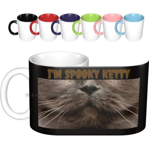 I'm Spooky Getty V.2 Ceramic Mugs Coffee Cups Milk Tea Mug Funny Funny Quotes Womens Funny For Kids Birthday Funny Design
