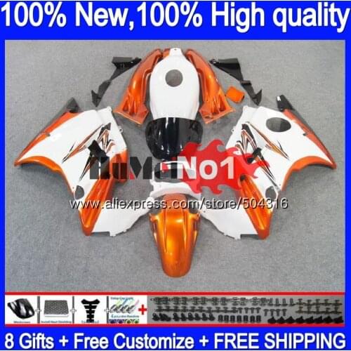 Body +Tank For HONDA CBR600 F3 FS 600CC CBR600FS 95-96 Orange white 2MC.53 CBR 600F3 600 F3 CC CBR600F3 1995 1996 95 96 Fairing