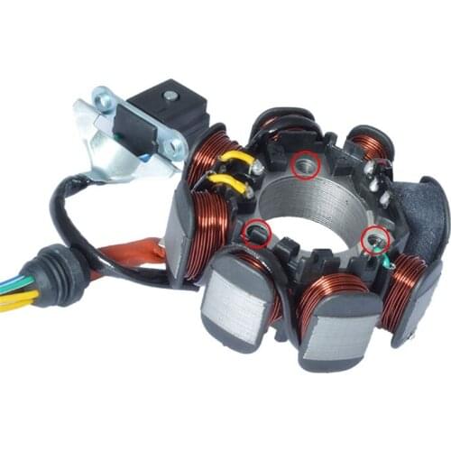 Motorcycle 5 Wire 8 Poles For Honda CG125 ZJ125 CG ZJ 125 125cc Magneto Stator Coil Generator Spare Parts
