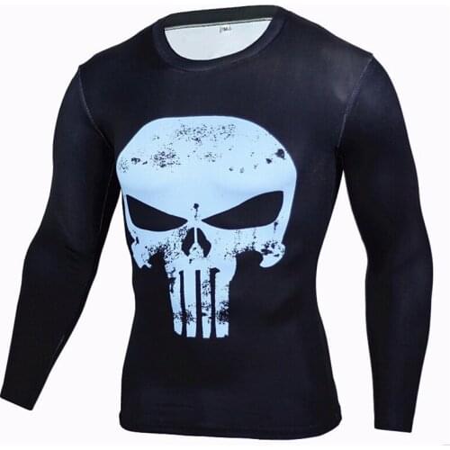Running T-shirt Long Sleeve Mens Running T-Shirts, Quick Dry Compression Sport Fitness Gym Running Shirts Tees,3D T-Shirt Long