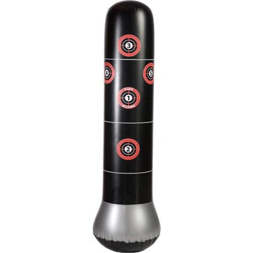 NEW Children Adult Fitness Inflatable Sandbag Train Pressure Relief Boxing Tumbler