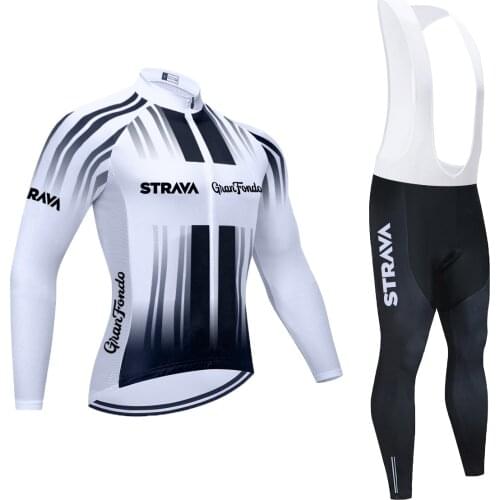 2021 Team Cycling Clothing STRAVA Racing Road Bike Clothes Wear Mtb Uniforme Bicycle Outfit Maillot Skinsuit Spring Autumn
