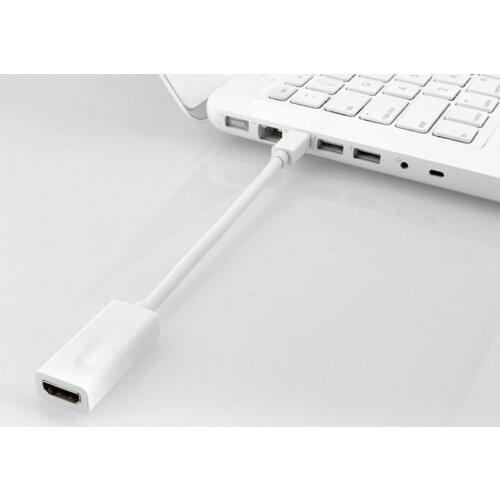 Mini DP HDMI Display Port to HDMI Cable HDMI Converter Mini DP to HDMI Cable Adapter 4K 1080P for MacBook Pro Monitor