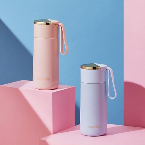 Mini Pink 180ml Portable Kettle Childrens Thermos Mug 304 Stainless Steel Tumbler Coffee Cup Vacuum Cup