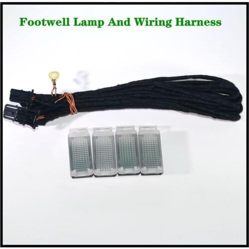 LED Footer Light Footer Step Lamps Cable Cable Tree For PASSAT B6 B7 B8 Golf 6 MK6 7 MK7 Tiguan Touran 5GG947409 5GG 947 409