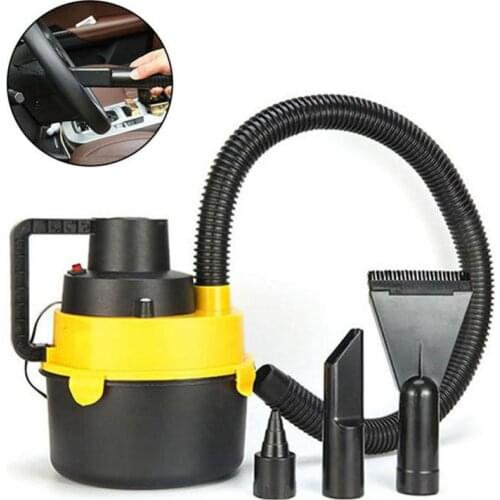 Universal Vacuum Cleaner Wet Dry Canister Vacuum Cleaner 12V 60W High Power Multifunctional Portable Car Pet Hair Vacuum Cleaner