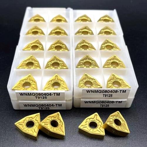 WNMG080404 WNMG080408 TM T9125 WNMG 0804 High-quality external CNC turning inserts can process hard steel and stainless steel