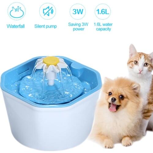 1.6L Automatic Cat Water Fountain Pet Cat Food Dispenser Dog Bowl Automatic Pet Feeder Food Bowl Pet Accessories