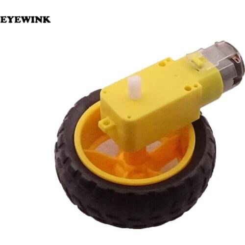 1PCS TT Motor Smart Car Robot Gear Motor Wholesale supporting wheels a / smart car chassis, motor / robot car wheels