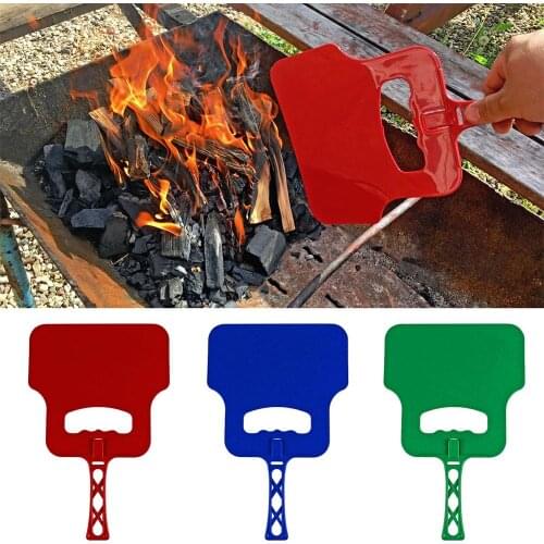 5PC Outdoor Manual Cooking Crank Fan Blower Hand Barbecue Grill Combustion-supporting