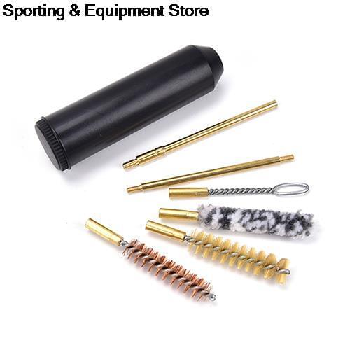 7Pcs/Set Hand Rod Brush Pocket Size Pistol Cleaning Kit For Pistols Cal.38/357/9Mm Outdoor Cleaning Tools