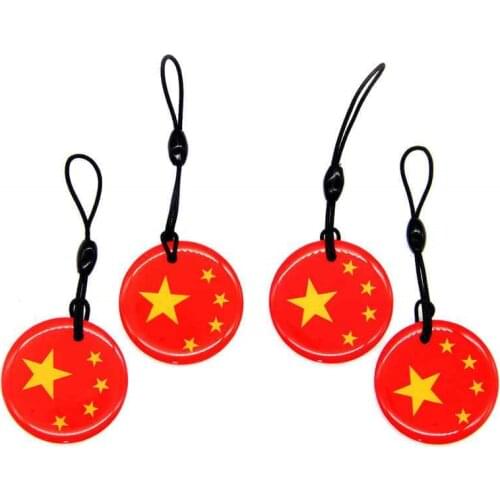 1Pcs T5577 T5200 125KHz ID Writable Copy Keyfobs Rewritable RFID Waterproof Keychain Access Control Card