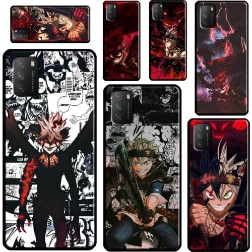 Black Clover Anime For Xiaomi Mi 11 Ultra 9T 10T Pro Mi Note 10 Lite Phone Case For POCO X3 Pro M3 F1 F2 F3