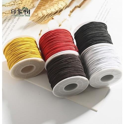 0.8/1.0/1.2/1.5MM High Stretch Round Elastic Cord Crafts Bracelets Necklace For DIY Jewelry Components Decoration Thread 40092