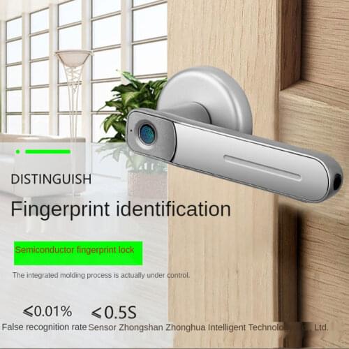 20 Users Smart Fingerprint Lock Zinc Alloy Electric Biometric Lock for Indoor Home Wooden Metal Door Smart Fingerprint Lock