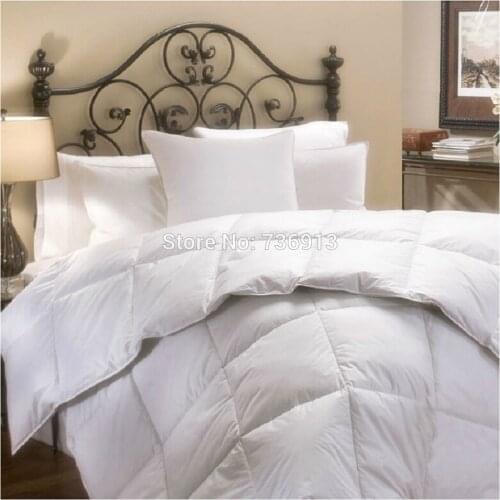 Good Quality King Queen Full Twin 95% European Goose Down Blanket Doona Quilt 6 Blanket Warmth