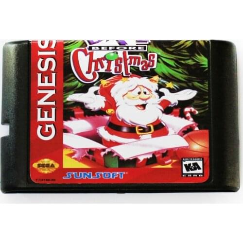 Daze Before Christmas 16 bit MD Game Card For Sega Mega Drive For SEGA Genesis