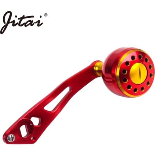 JITAI Aluminum Alloy Baitcasting Fishing Reel Handle Metal Knob Single Strong Durable Rocker For 8*5mm 7*4mm Baitcasting Wheels