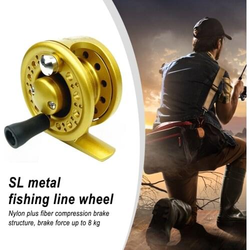 SL40-60 Series Fishing Reel All Metal Structure Wheel Ice Throwing Fishing Accessories for Saltwater Freshwater Fishing