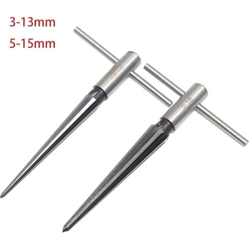 Taper Reamer 3-13mm&5-16mm Hand Metal Reamer Deburring Enlarge Pin Hole Handheld Reamer For Wood Metal Plastic Drilling Tools