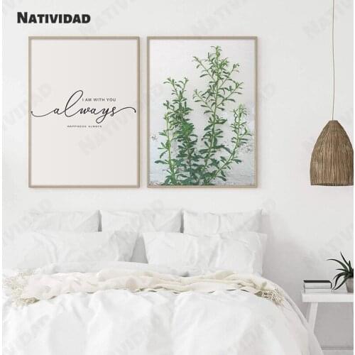 Korean Elegant Flower, Rattan, Green Grass, Love Is You, Warm Home Decoration, Teen Room Decoration Pictures On The Wall