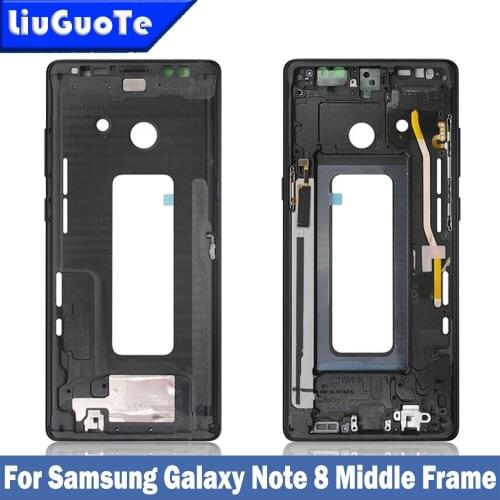 Netcosy Middle Frame Bezel Housing For Samsung Galaxy Note 8 N950 Note 9 Mid Plate Chassis Cover Repair For Samsung Note 8 Case