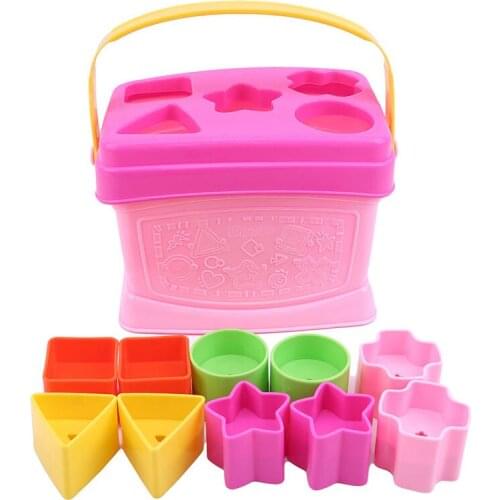 Creative New Hot Baby Porous Building Blocks Plastic Jolly Baby Wooden Box Shape Matching Porous Bricks Early Educational Toys