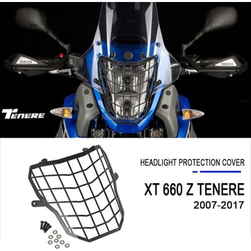 For Yamaha XT 660 Z tenere xt660z 2007-2017 2016 2015 headLight cover Head Light Guard Protector Grill Motorcycle Accessories
