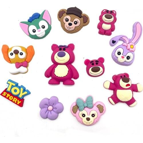 Shoe Charms croc Accessories designer Cute bear Shoe Decoration jibz for croc Suitable for women and men