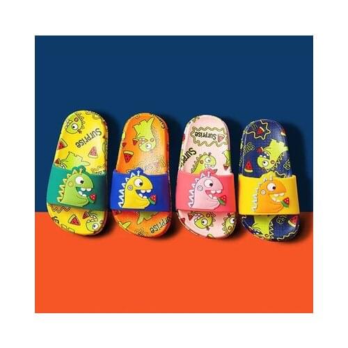 Childrens Slipper For Boy Girl Beach Flip Flops Funny Shoes Unicorn Slippers Kids Cute Summer Shoes Dinosaur Sandals