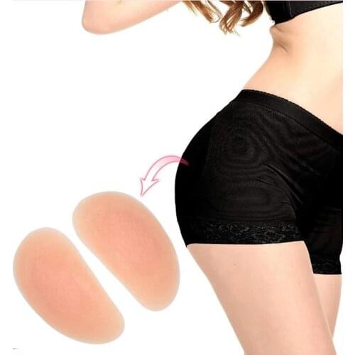 Silicone Pad Panty Buttocks Shaper Panty Underwear Hip Up Fake Buttocks Padded Pad Panty Seamless Women Hip Up Plus Size