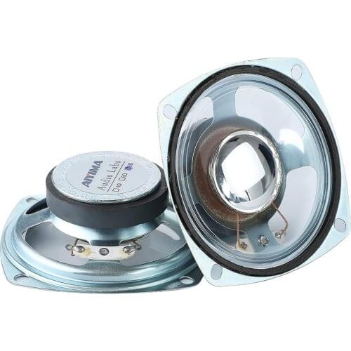 AIYIMA 2Pcs 3Inch Full Range Speaker Driver 8Ohm 5W Stereo Audio Loudspeaker Sound Amplifier Column For DIY Home Theater