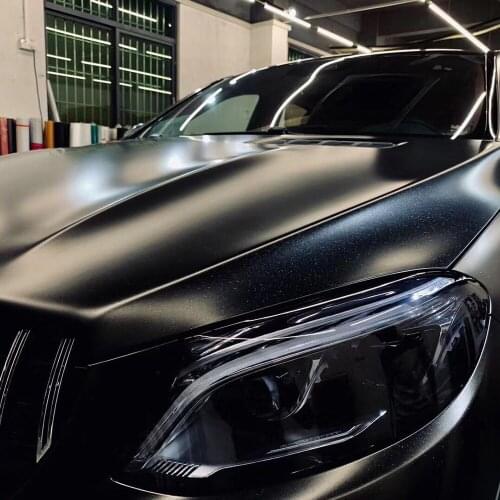 TSAUTOP Matte Heavy metal vehicle vinyl car wrap designs black