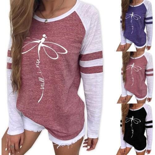 WomenS Pullover Autumn Simple Fashion Printing Round Neck Long-Sleeved Casual Sweatshirt Top New Tot толстовка женска 50