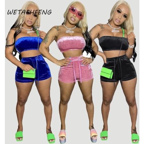 Womens Sports Suit Solid Sexy Skinny Crop Top And Shorts Tracksuits Fitness Outfits Leggings 2021 Plus Size Female Clothing