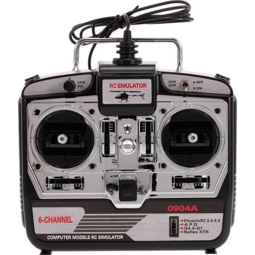 16 in 1 6CH USB Flight Simulator Emulator for RC Helicopter Airplane FPV Racing Drone Quadcopter