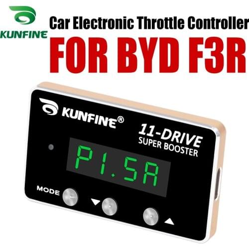 KUNFINE Car Electronic Throttle Controller Racing Accelerator Potent Booster For BYD F3R Tuning Parts Accessory 11 Drive