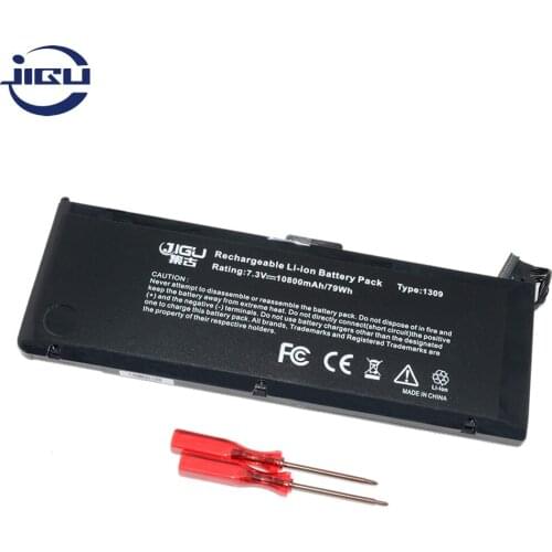 JIGU Black Laptop Battery For Apple A1309 MacBook Pro 17" A1297 (2009 Version) MC226*/A MC226CH/A Replace:A1309