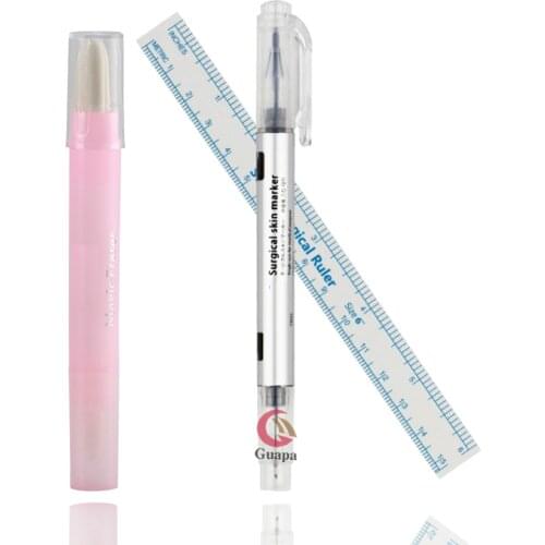 Microblading Eyebrow Shape Design Kit Permanent Makeup Marker pen Magic Eraser Remover Brush Tattoo Scribe Tool Tattoo Suppies