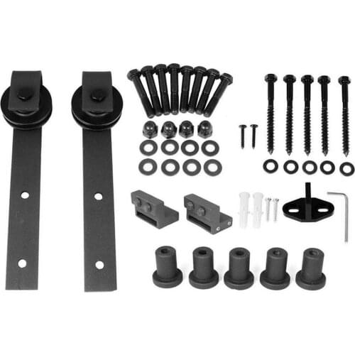 For Russian Sliding Door Barn Track Hardware Wood Barn Door Rail Hardware Sliding Door Track Kit Barn Door System Slide Kit Tool